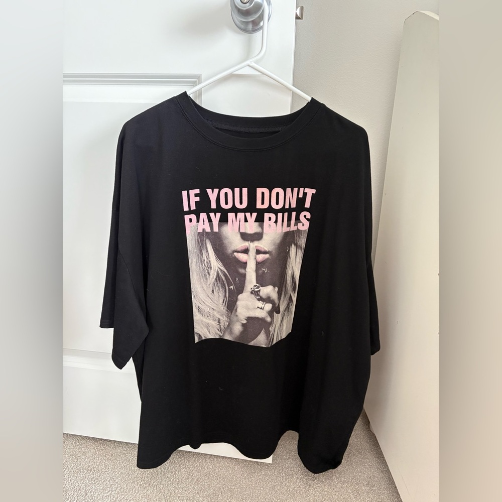 🌺 “If you don’t pay my bills 🤫” T-Shirt